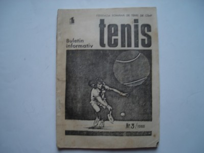 Tenis. Buletin informativ, nr. 3/1980 foto
