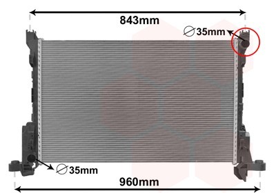 VAN WEZEL 43002625 Radiator, racire motor foto