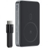 Baterie Externa Wireless Acefast M10, 10000mAh, 30W, PD + FQI, 1 x QI - 2 x USB-C, Neagra