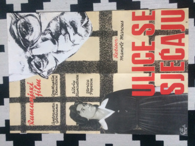 strazile au amintiri 1962 film romanesc regia manole marcus poster afis cinema cinematografe Iugoslavia foto