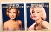 Easdale Island actori, actrița cantareata Marlyn Monroe 2v. Mnh, Nestampilat