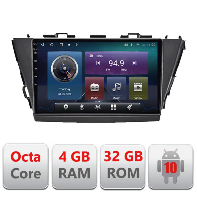 Navigatie dedicata Toyota Prius 5 Plus 2012-2020 Android radio gps internet Octa core 4+32 kit-prius5-plus+EDT-E409 CarStore Technology foto