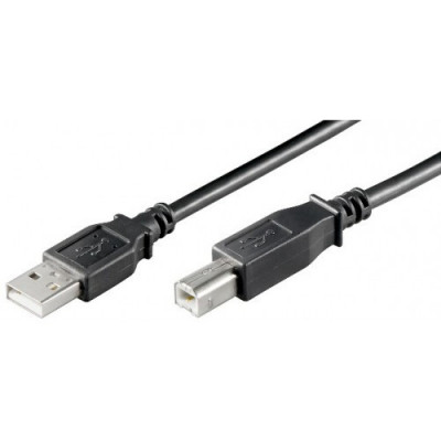 Cablu imprimanta USB 3m USB A la USB B cupru Goobay foto