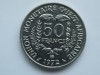50 FRANCS 1972 STATELE AFRICANE DE VEST, Africa