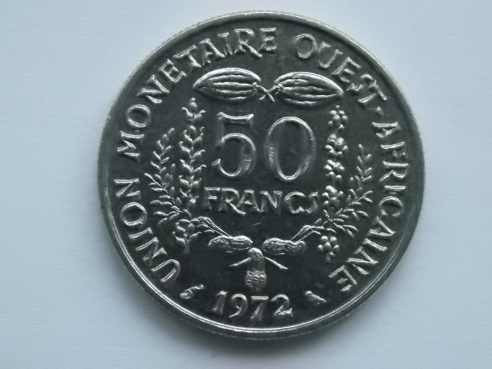 50 FRANCS 1972 STATELE AFRICANE DE VEST