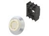 Comutator apăsare alb 22mm SCHMERSAL