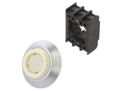 Comutator apăsare alb 22mm SCHMERSAL foto