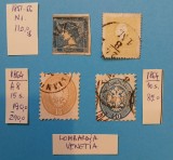 AUSTRIA. lot clasic-stampilate-Merkur-Lombardia ,Venetia