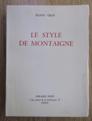 Floyd Gray - Le style de Montaigne foto