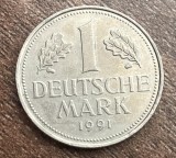 C50 - Moneda foarte veche - Germania - 1 marca - 1991 litera G