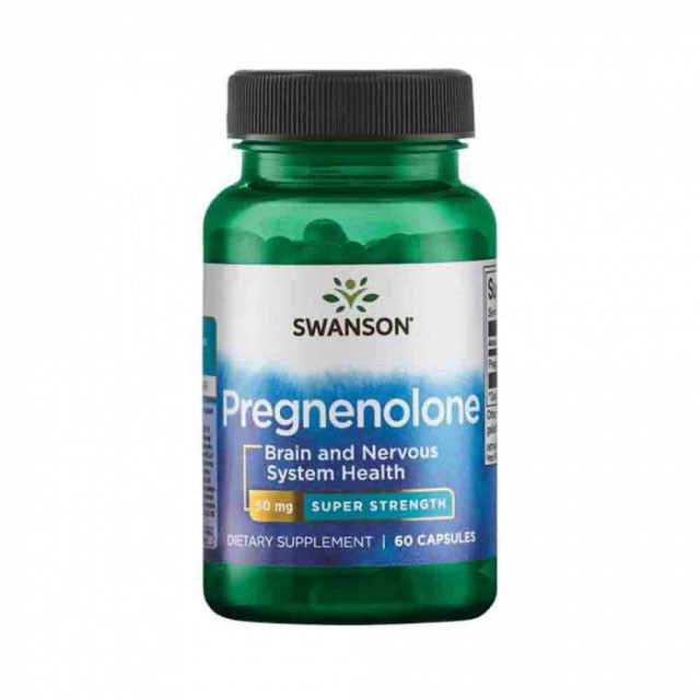 Super Strenght Pregnenolone 50 miligrame 60 capsule Swanson