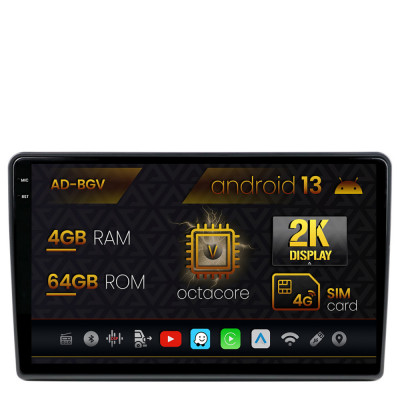 Navigatie Opel, Android 13, V-Octacore 4GB RAM + 64GB ROM, 9.5 Inch - AD-BGV9004+AD-BGRKIT388 foto