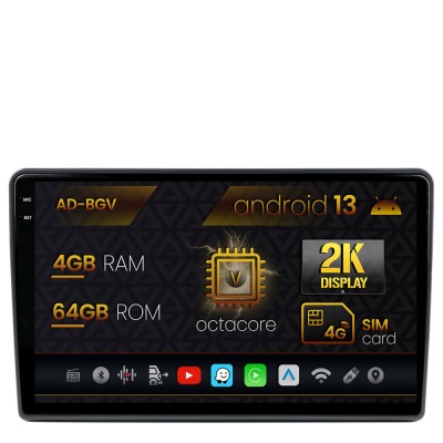 Navigatie Opel, Android 13, V-Octacore 4GB RAM + 64GB ROM, 9.5 Inch - AD-BGV9004+AD-BGRKIT388 foto