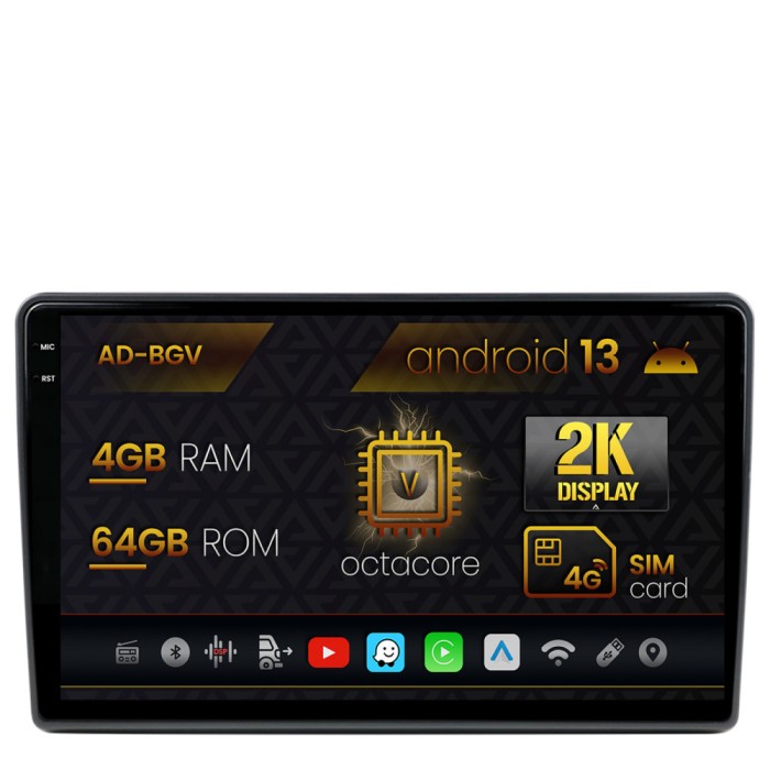 Navigatie Opel, Android 13, V-Octacore 4GB RAM + 64GB ROM, 9.5 Inch - AD-BGV9004+AD-BGRKIT388