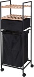 Cumpara ieftin Raft de Baie cu Cos pentru Rufe, Design Compact si Mobil, M80