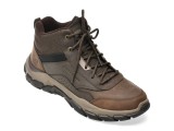 Ghete SKECHERS maro, SANTORO, din piele naturala