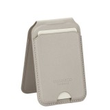 Cumpara ieftin Port card bej cu blocare RFID, Suport ajustabil si Oglinda