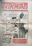 Almanah Baricada nr. 38, Octombrie 1990, 12 Pagini, Romana, Dimensiune 42x30cm, Stare Buna, Coperti Brosate