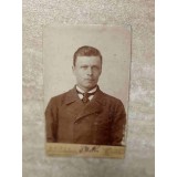 FOTOGRAFIE, PORTRET DE BARBAT. CAHUL BASARABIA 1899. 65-238042