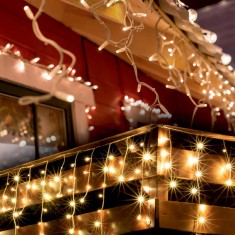Cortina luminoasa cu ?ur?uri LED foto