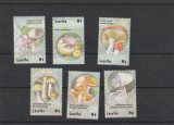 Lesotho 2001 - Flora , Ciuperci , Serie 6 valori , dantelate , MNH ,1774-1779
