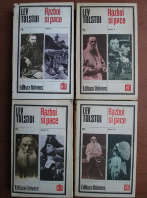 Lev Tolstoi,Razboi si pace (4 volume) Editura: foto