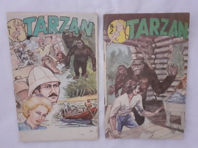 2 reviste Tarzan (nr.1 și nr.2) foto