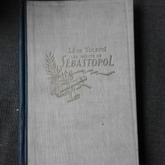 LE RECITS DE SEVASTOPOL - LEON TOLSTOI (CARTE IN LIMBA FRANCEZA)