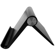 Suport pliabil de birou, ajustabil, cu stand, negru, pentru telefoane si tablete 4 - 7.9"