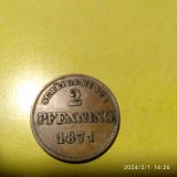 -Y- MONEDA GERMANIA BAYERN 2 PFENNING 1871 VG+, Europa