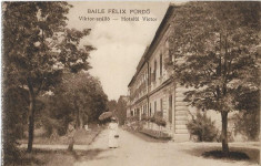 Carte postala Hotel Victor Baile Felix austro-ungara foto