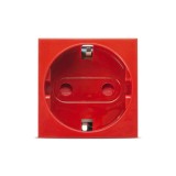 Moda Voice, priza protectie Schuko protectie copii 2M, rosu, Elbi