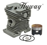 Kit cilindru drujba compatibil Stihl MS 180, 018 Hyway &Oslash; 38 mm (Piston placat cu teflon)