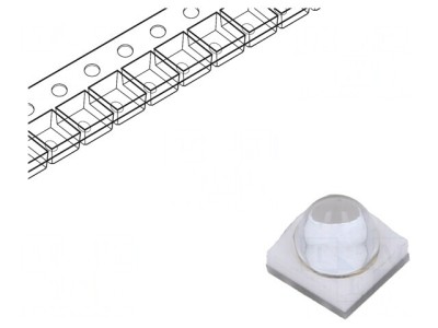 LED UV 3W 385-390nm 35&amp;deg; 1000mA foto