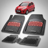 Cumpara ieftin Covorase Auto Hyundai i10 2007-2010 - Cauciuc Tip Tavita-Red