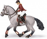 Figurina - Competition Horse with Riding Girl | Papo