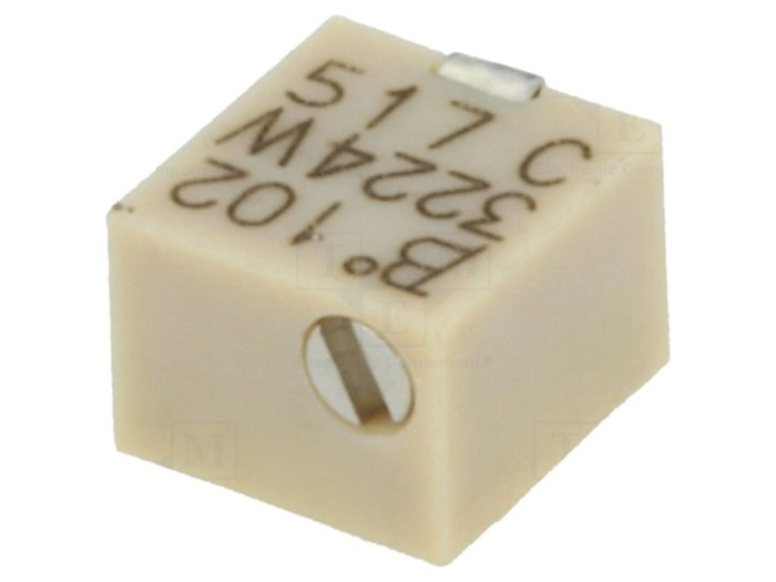 Rezistor multitură SMD 1k&Omega;, 250mW