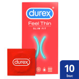 Cumpara ieftin Prezervative Durex Feel Thin Slim Fit, 10 buc