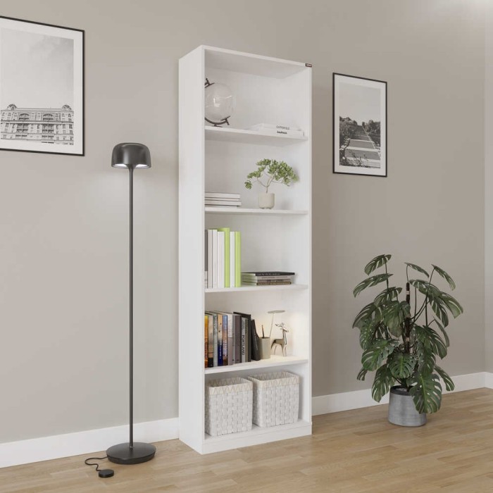 Biblioteca Adore Modern, 5 rafturi, 64 x 182 x 26 cm