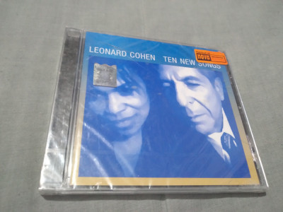 CD LEONARD COHEN -TEN NEW SONGS SIGILAT ORIGINAL SONY foto