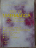 TESTE DE MATEMATICA PENTRU ADMITEREA IN INVATAMANTUL SUPERIOR-IOAN ODAGESCU, DANIEL LUCA, CAMELIA LUCA-232250