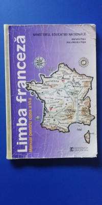 myh 31f - Manual limba franceza - clasa 6 - ed 1998 - piesa de colectie foto