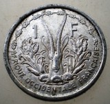 7.556 FRENCH WEST AFRICA DE VEST COLONIE FRANCEZA 1 FRANC 1948