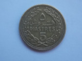 5 PIASTRES 1970 LIBAN, Asia