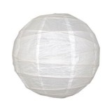 Abajur din H&acirc;rtie, 30 cm, Alb, CMCLASS