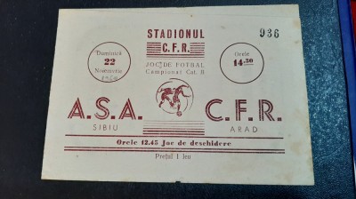 program CFR Arad - ASA Sibiu foto