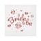 Set 20 servetele party model Bride to be dimensiune 33 x 33 cm
