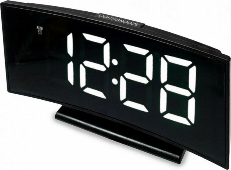 Ceas digital LED tip oglinda cu afisaj calendar, alarma, temperatura |  Okazii.ro