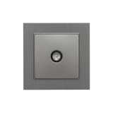 Cumpara ieftin Priză TV Nova cu cadru gri