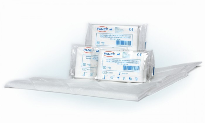 Fular triunghiular Panep 136 x 136 x 96 cm